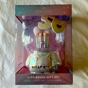 Impressions Pastel Hello Kitty Makeup Brush 50th Anniversary Collection, new